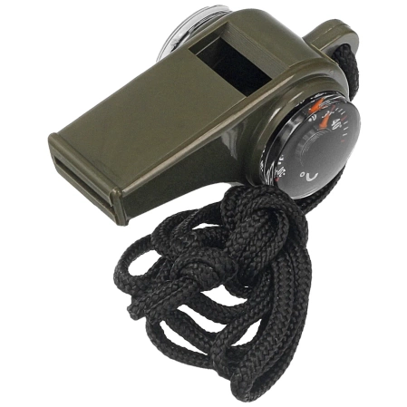 Mil-Tec Whistle with Compass and Thermometer (16327000)