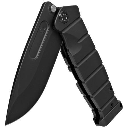 Medford USMC FF Black DLC Titanium, Black HW/Clip, Black DLC S45VN by Greg Medford (MK2044TQ-30PV-TFCF-PP)