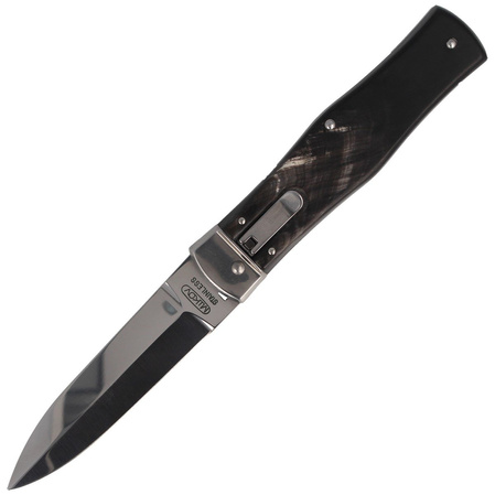 Mikov Predator Buffalo Horn Automatic Knife (241-NR-1/KP)