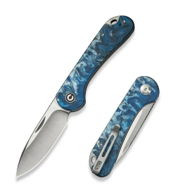 Nóż składany Civivi Elementum SJ Blue Resin, Satin 14C28N (C18062AJ-4)