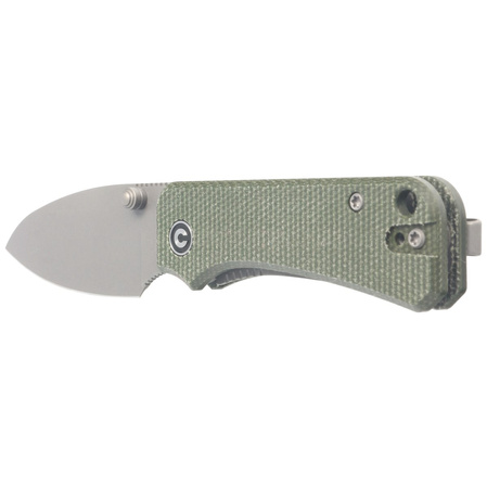 CIVIVI Knife Baby Banter Green Micarta, Gray Stonewashed by Ben Petersen (C19068SB-1)