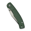 Civivi Clingman Knife Green Canvas Micarta, Satin Nitro-V by Taylor Martin Best Damn EDC (C23065-4)