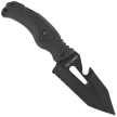 Nóż skladany Martinez Albainox 2-in-1 Tactical Black Rubberized Fiber, Black 3Cr13Mov (32316)