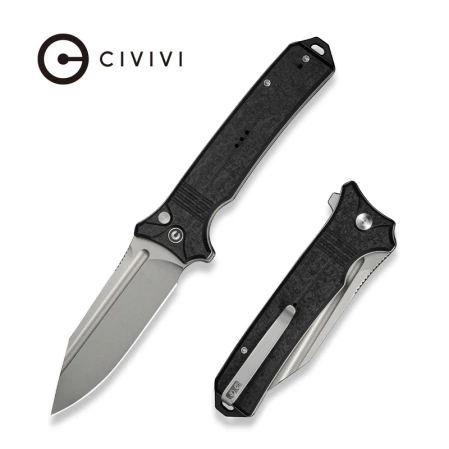 Nóż składany Civivi Neurohaptic Black G10, Stonewashed Nitro-V (C23080-2)