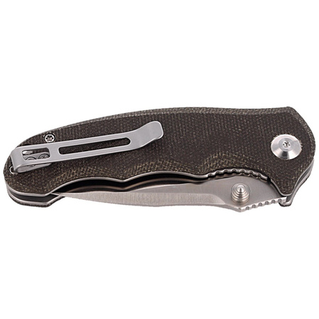 Nóż składany CIVIVI Hooligan Dark Hazel Micarta, Satin Blade (C913B)