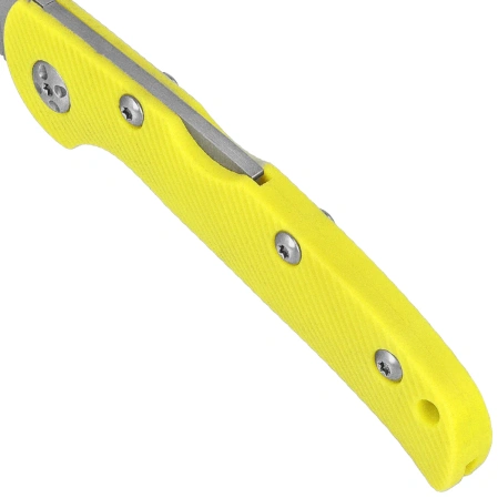 Martinez Albainox Pocket Knife Yellow Nylon Fiber, Satin 3Cr13Mov (25337)