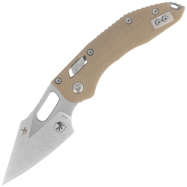 Microtech Stitch Ram-Lok S/E Knife Tan Fluted G10, Stonewashed M390MK by Borka Blades and Tony Marfione (169RL-10FLGTTA)