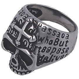 Tole 10 Imperial Skull Cross Ring Ø22 (09984-22)