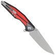RikeKnife Tulay Black/Red G10, Matted 154CM (RK-Tulay-BR)