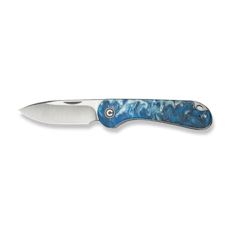 Civivi Elementum SJ Knife Blue Resin, Satin 14C28N (C18062AJ-4)