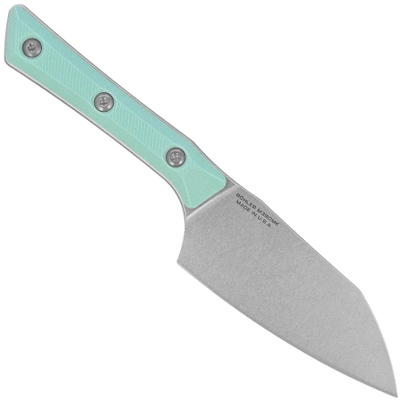 Microtech Santoku Knife 4.2'' Caribbean Blue G10, Stonewashed M390MK (3300-10CA)