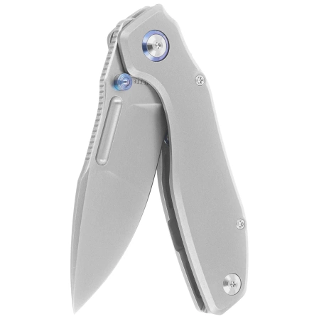 Nóż składany Remette TwoFace Titanium, Fine Grinding Pearlescent M390 (DSTF-A)