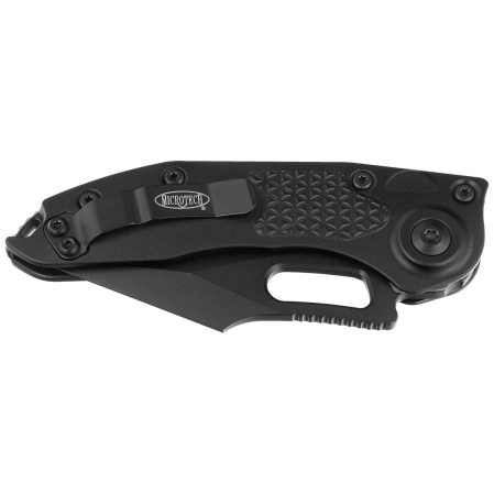 Nóż automatyczny Microtech Stitch-A S/E Black Aluminium, Tactical M390 by Borka Blades and Tony Marfione (169-1T)