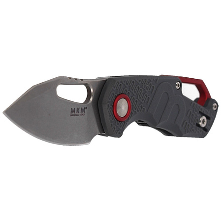 Nóż składany MKM Isonzo Clip Point Grey FRN, Stonewashed N690 by Jesper Voxnæs (MK FX03-3PGY)