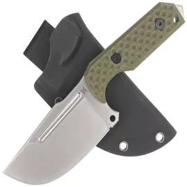 Nóż Midgards Messer Big Beowulf Olive G10, Satin 14C28N (MM005)