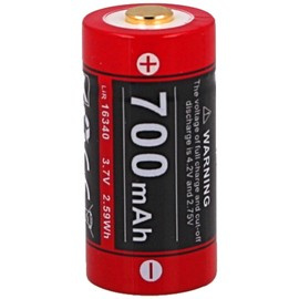 Klarus 16340 / 700mAh, 3.7V battery (16GT-70UR)