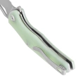 Nóż składany Kubey Phemius KU149D Jade G10, Sandblasted 14C28N