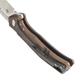 Nóż składany Fox Chronos Bronze Aluminum Knife, Black HW, Satin MagnaCut by Stefan Merk (FX-552 ALBR)