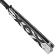 Nóż motylkowy Third Decor Habitat Balisong Grey/Black Aluminium, Black (12313)