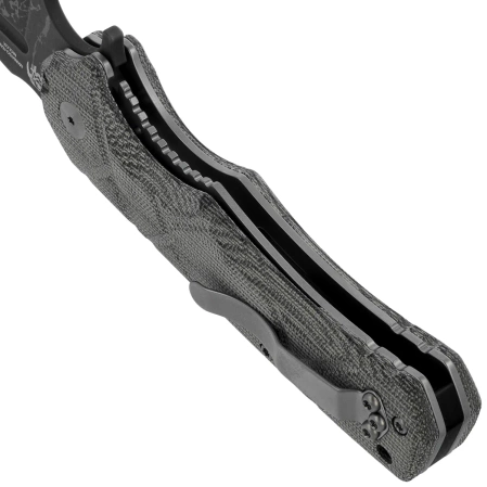 Fox Uro Knife OD Green Canvas Micarta, Acid Washed Niolox by Wander Tactical (FX-557)