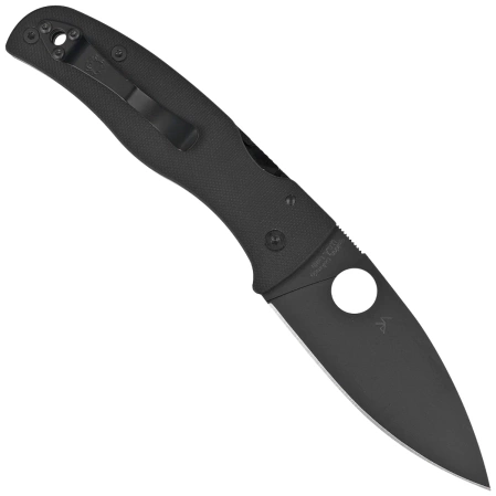Nóż składany Spyderco Bodacious Black G10, Black DLC CPM S30V by Sal Glesser (C263GPBK)