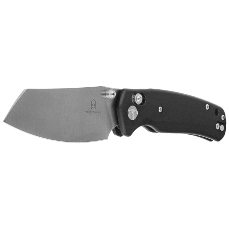 Bestechman Cicada's Wing Knife Black G10, Satin 10Cr15MoV (BMK06K)