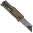 Reate EXO-U V2 Gravity Knife Diamond Pattern Bronze Aluminum, Stainless Steel