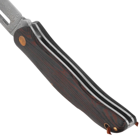 Nóż składany Martinez Albainox Wengue Wood, Laser Pattern 3Cr13Mov (18754)