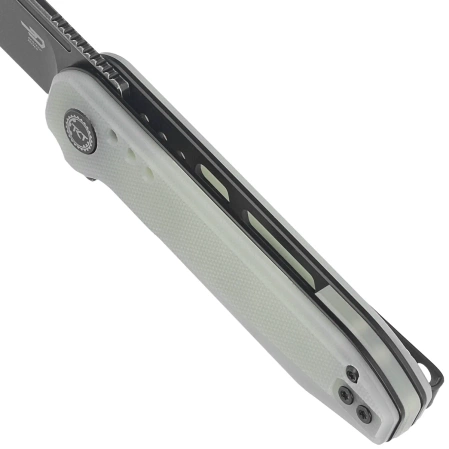 Nóż składany Bestech Syntax CP Transparent G10, Black Stonewashed CPM 154CM by Todd Knife and Tool (BG41C)