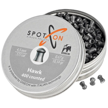 Śrut Spoton Hawk 4.5 mm, 400 szt. 0.67g/10.34gr