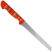 MAM Bread Kitchen Knife Red Metakrilat, Serrated Stainless Steel (4340)