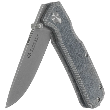 Maserin 630 Pulse Knife Denim Jeans Micarta, Stonewashed MagnaCut by Igor Bortolussi (630/MCJ)