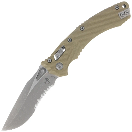Microtech Amphibian Ram-Lok S/E Knife Fluted OD Green G10, Apocalyptic P/S M390MK by Tony Marfione (137RL-11APFLGTOD)