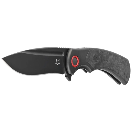Nóż składany Fox 40th Anniversary Knife Marble Carbon Fiber, Black PVD M390 (FX-F2017 R)