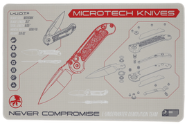 Mata do prezentacji noży Microtech LUDT Cream (MAT-LUDT)