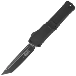 Nóż automatyczny OTF Microtech Combat Troodon Gen III T/E Black Aluminium, Tactical M390MK by Tony Marfione (1144-1T)