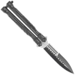 Nóż motylkowy Third Decor Habitat Balisong Black Stainless Steel, Two-Tone 420 (K2448)
