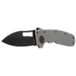 Nóż składany Demko Shark Cub Stealth Slicer Shark Artillery Gray Aluminium, Black DLC CPM20CV by Andrew Demko (SC-STE-20CVDLC-ARTGY-SS)