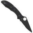Nóż składany Spyderco Delica 4 FRN Black / Black Blade (C11PSBBK)