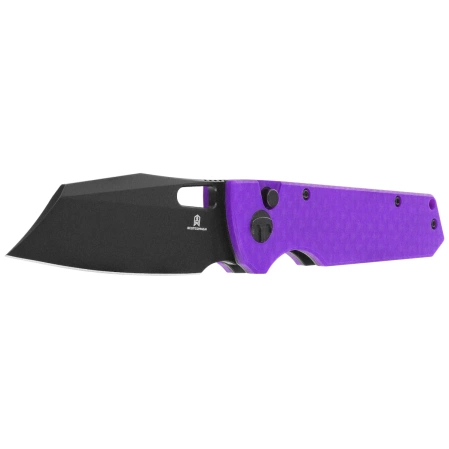 Bestechman Guardian Knife Purple G10, Black PVD D2 (BMK11H)