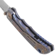 Spartan Blades Harsey Folder Special Edition Babe Knife Blue Titanium, Bronze HW, Satin MagnaCut by William W. Harsey Jr. (SF5BABE)