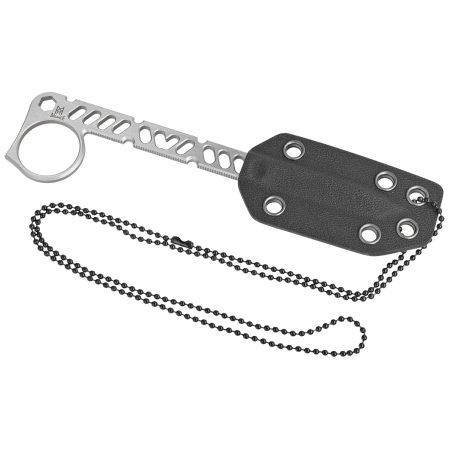 Midgards Messer Sigurd Tanto Gray Steel, Satin 14C28N neck knife (MM010)