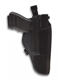 Barbaric AUTO 3"- 4" Holster Beretta, Walther, HK, Glock Padded Snap Closure Black Nylon (22103)