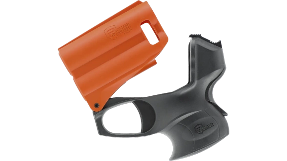 Miotacz gazu pieprzowego Umarex P2P PGS II KIT z latarką, czarno-pomarańczowy (2.2058-1)