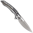 Bestech Knife Ornetta Carbon Fiber / White G10, Stonewash / Satin N690 by Kombou (BL02C)