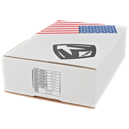 Medford USMC FF Bronze Titanium, Black DLC HW/Clip, Black DLC S45VN by Greg Medford (MK2044PQ-36A1-TPCP-PP)