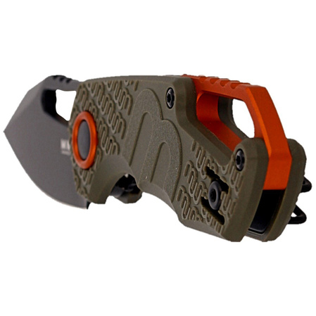 Nóż składany MKM Isonzo Clip Point Green FRN, Black Idroglider N690 by Jesper Voxnæs (MKFX03-3PGO)