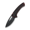 Sencut Squiggy Knife Burgundy / Black G10, Black 9Cr18MoV (S24082A-3)