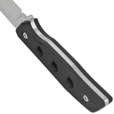 Za-Pas Knives Ambro Black G10, Satin D2 (AM-SAT-G10-BL)