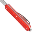 Scyzoryk Fox Vulpis Grenade Pattern Red Aluminium, Polished N690Co (FX-VPGP130 RD)
